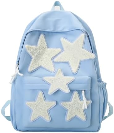 Amazon.com | irLocy Y2K Backpack Star Backpack Preppy Backpack